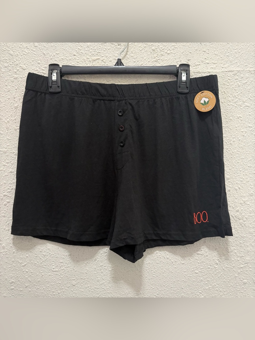 Rae Dunn BOO Halloween Sleep Shorts Size L